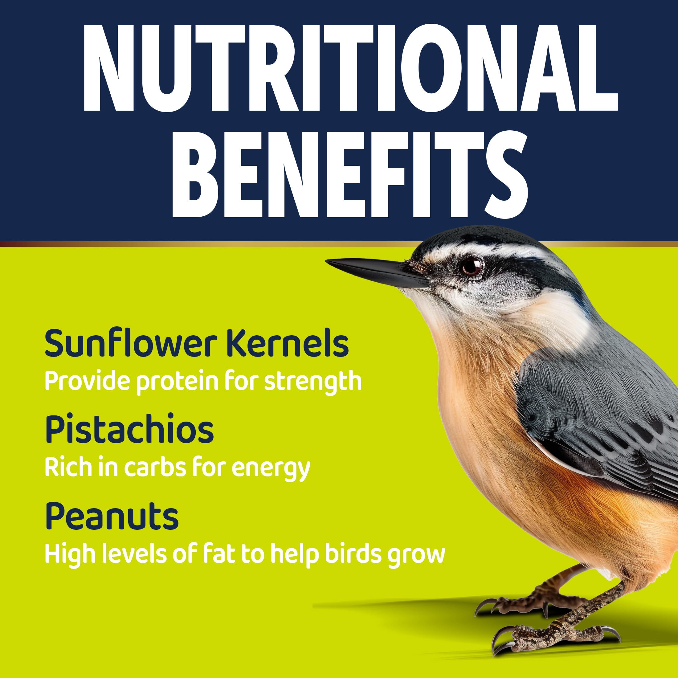 3-D Pro Blends Deck Porch N Patio® Zero-Waste® Blend, Wild Bird Seed Mix, 5 Pounds