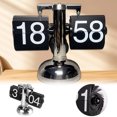 thumbnail image 1 of BotaniNest Digital Mechanical Flip Clock Flip Desk Clock Retro Flip Clock 12 Hour AM/ Battery Operated And Exquisitely Crafted For Living Rooms Study Rooms, 1 of 7