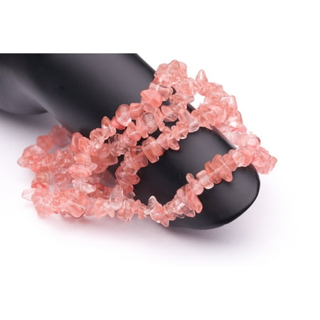 - Small Chip Cherry Crystal Beads Semi Precious Gemstones Size: 6x4mm Crystal Energy Stone Healing Power for Jewelry Making