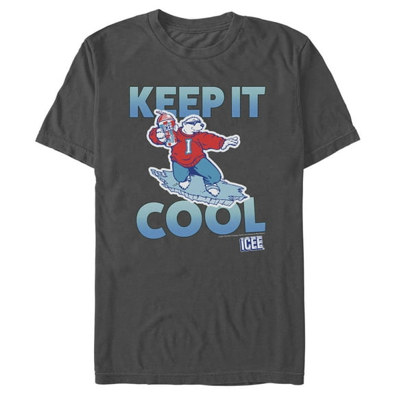 Men's ICEE Bear Keep it Cool Graphic Tee Charcoal Large