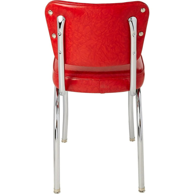 Richardson Seating Indoor Dining Chair, Cracked Ice Retro Design