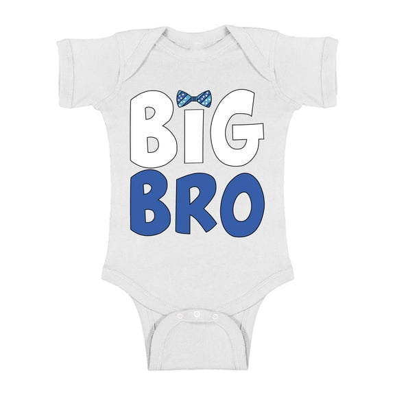 Awkward Styles Bodysuit Short Sleeve Bow Tie Baby Items for Boys Big Brother Outfit Bow Tie Clothing Pregnancy Announcement Romper for Newborn Baby Big Bro One Piece Bow Tie Clothes Collection
