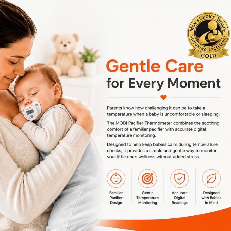MOBI Digital Pacifier Thermometer for Infants photo 3