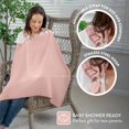 thumbnail image 5 of Muslin Nursing Cover for Baby Breastfeeding, Soft & Breathable Cotton Breastfeeding Cover for Mom with Rigid Hoop for Mother Nursing Apron by Comfy Cubs (Lace), 5 of 5