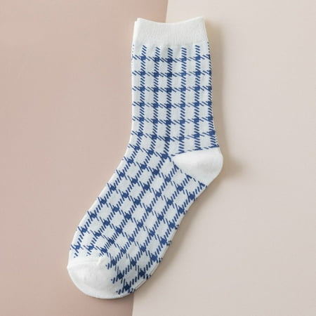 

qazqa women autumn and winter matching printing thickened warm mid tube socks women thick socks