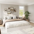 thumbnail image 5 of Gaderth Platform Bed Frame,7.68” Height Wooden Bed Platform,Easy Tool Free Set Up,Sturdy Wooden Support Slats,Floor Standing Design, Easy Assembly, 5 of 6
