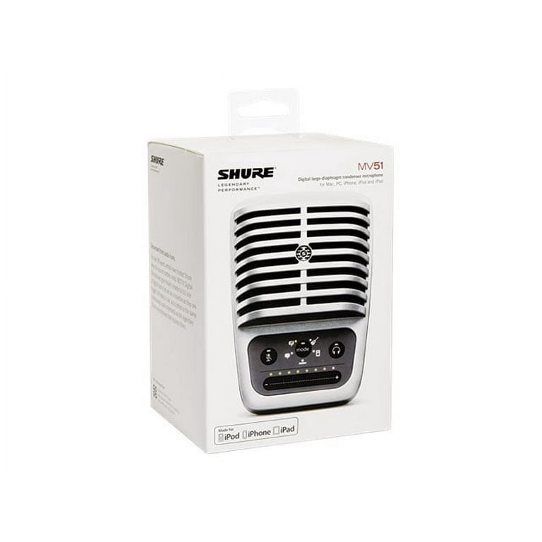 【SALE‼️】SHURE MV51 Shure MV51-DIG MOTIV Vocal Condenser Microphone. U.S.