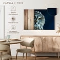 thumbnail image 5 of Elephant Stock Peeking Owl Wall Art - Horizontal Canvas Wall Art - Living Room Wall Decor - Animal Canvas - Blue And Beige Decor - 12" x 8", 5 of 8