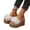 White, variant on Platform Sandals,Womens Wedge Sandals,Women's 3D Flower Woven Platform Sandals Wedge Slides,Bohemia Casual Non-Slip Comfy Beach Fish Mouth Open Toes Sandals Dress Heels Slippers,Beige,5.5