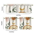 thumbnail image 6 of Boho Kitchen Curtains for Windows – Rustic Tribal Floral Print Cafe Curtains, Vintage Bohemian Geometric Panels for Home Décor, 6 of 6