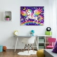 thumbnail image 3 of Stupell Industries Outer Space Unicorn Fairy Tales & Fantasy Painting Gallery Wrapped Canvas Art Print Wall Art, 48 x 36, 3 of 8
