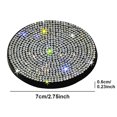 thumbnail image 3 of Kenally Alfombrilla para portavasos automotriz de 2 piezas, accesorios antideslizantes para almohadillas de diamantes de imitación Automoción decorativa y accesorios Weiß Kenally VI015475-02B, 3 of 6