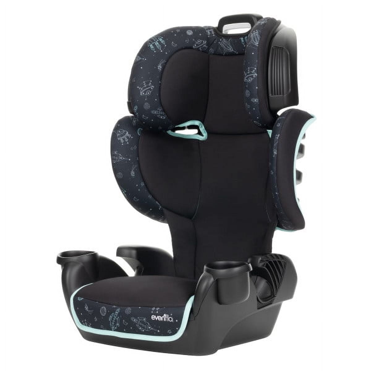 Evenflo GoTime LX Booster Car Seat (Astro Blue), 4 Years +