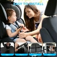 thumbnail image 3 of Baby Car Mirror for Baby, BUSATIA Seat Safely Monitor Infant Child in Rear Facing Seat, Wide View Shatterproof Adjustable Acrylic 360° for Backseat, Crash Tested and Certified for Safety,Black, 3 of 6