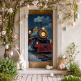 thumbnail image 6 of Festive Christmas Themed Vintage Steam Train Design Background Party Decoration Backdrop Banner for Holiday Gatherings Christmas Celebrations Family Parties Winter Events, 6 of 7