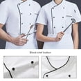 thumbnail image 2 of 100pcs Chef Coat Buttons Chef Jacket Buttons Black Ball Buttons Chef Coat Round Buttons Replacement Clothing Accessories, 2 of 5