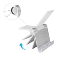thumbnail image 2 of Ajuste del soporte universal para teléfono móvil Soporte portátil para tableta, lector electrónico y teléfono - Plata, 2 of 5