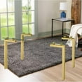 thumbnail image 1 of Emma Dining Table in Gold, Rectangular Dining Table, Glass Dining Table, Stainless Steel Dining Table, Clear Glass Dining Table, Modern Rectangle Dining Table, Kitchen Dining Table with Tempered Glass, 1 of 3