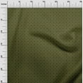 thumbnail image 2 of oneOone Polyester Lycra Dark Olive Green Fabric Diamond & Triangle Shape Geometric Craft Projects Decor Fabric Printed by The Yard 56 Inch Wide, 2 of 4