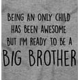 thumbnail image 2 of Big Brother's New Baby Announcement Bodysuit Jumper Boys Infant Baby Brisco Brands NB, 2 of 6