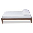 thumbnail image 2 of Baxton Studio Lucina Full Size Walnut Finished Platform Bed Frame, 2 of 8