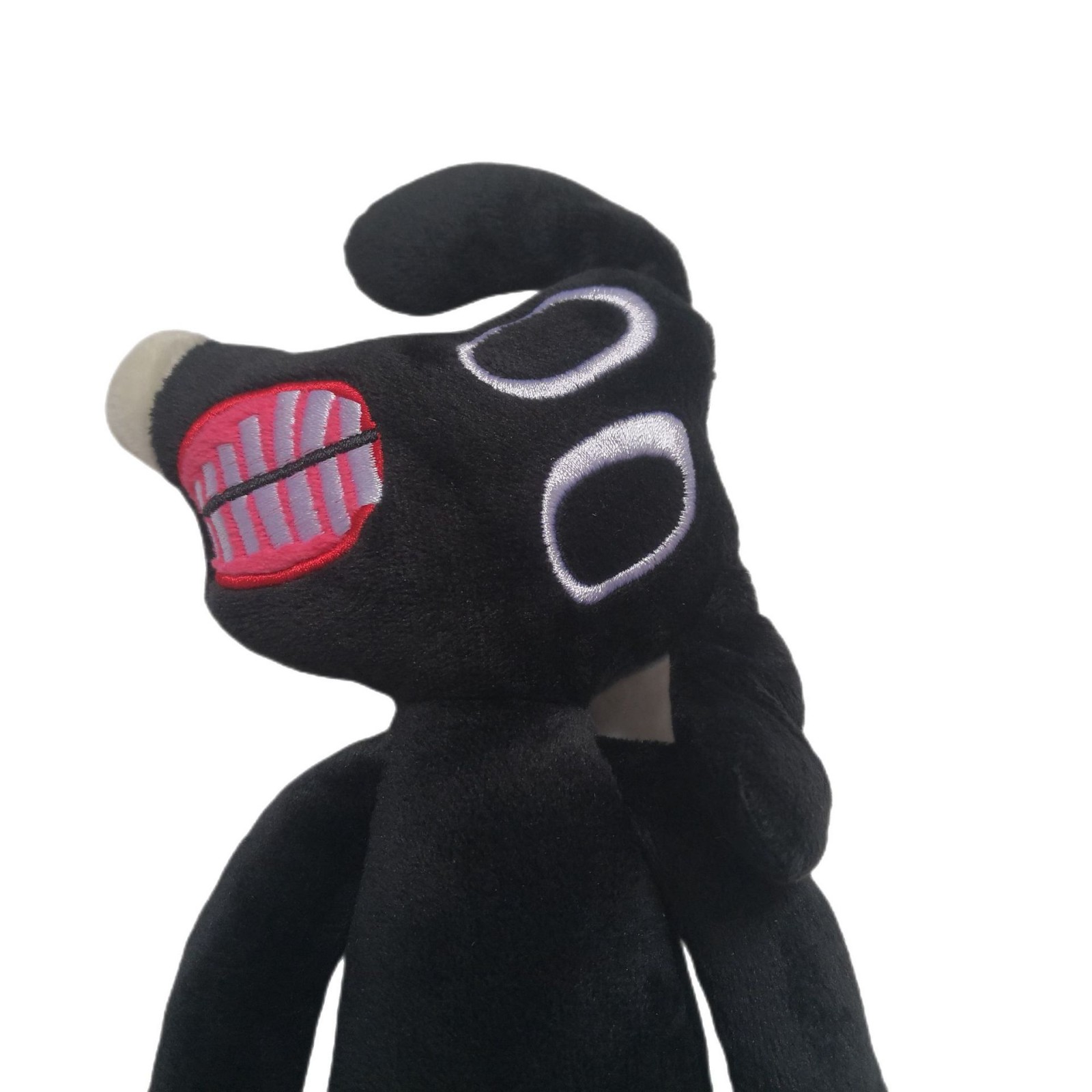 CARTOON SIREN HEAD Horror Plush Black White Stuffed Doll Kids Boy Gift Toys  15In