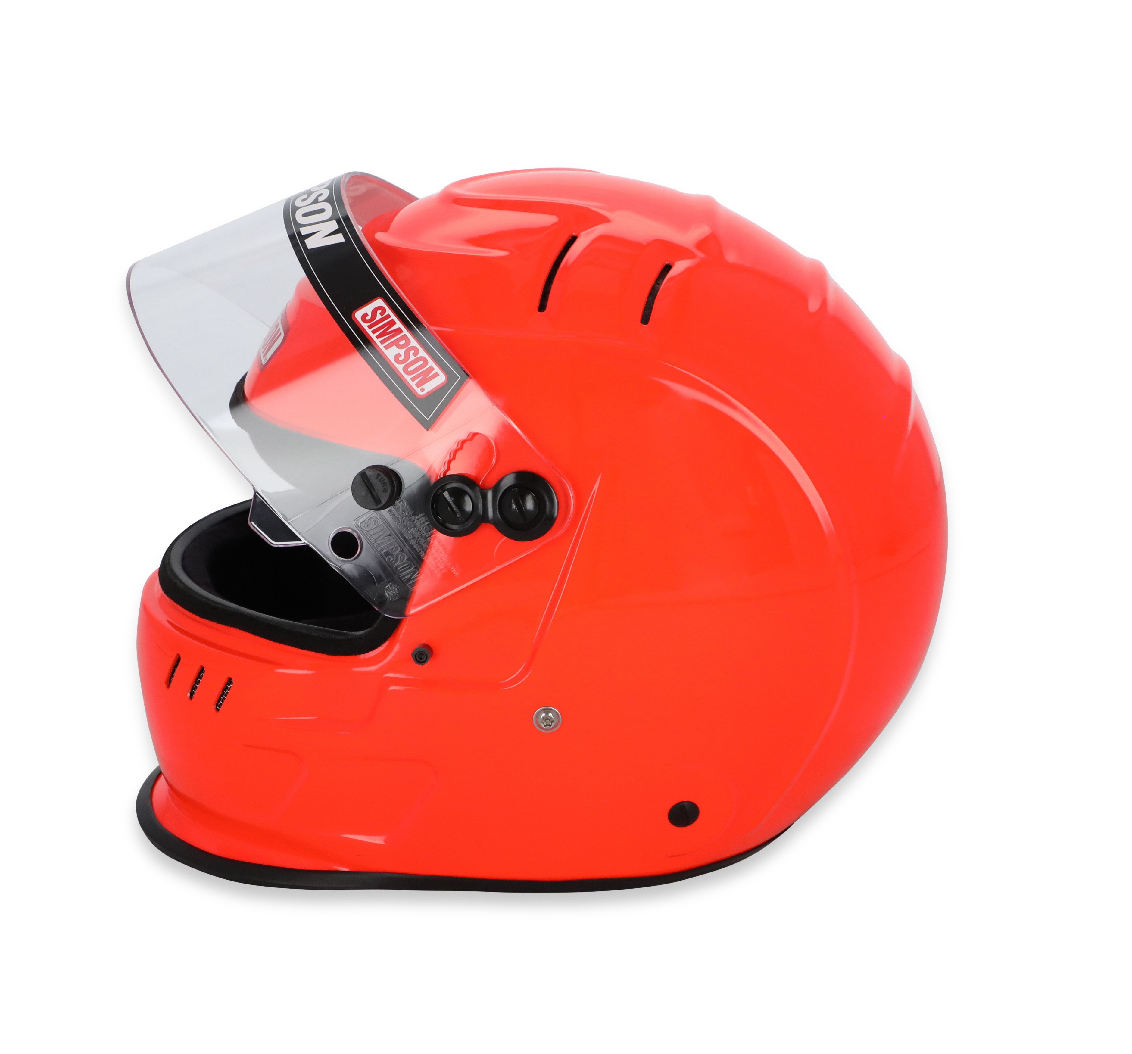 Simpson Racing 770718S SA2020 Speedway Shark Racing Helmet 7-1/8 Safety Orange
