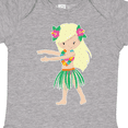 thumbnail image 4 of Inktastic Blonde Hula Girl Girls Baby Bodysuit, 4 of 5