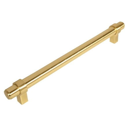 Cosmas 161-192BB Brushed Brass Cabinet Bar Handle Pull - 7-1/2