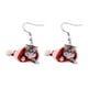 thumbnail image 4 of Adorables pendientes con temática de gato navideño, decoración creativa de acrílico para mujer Mintiendo, 4 of 9