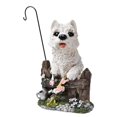 thumbnail image 2 of Estatua de perro, adorno de perro, resina coleccionable, decoración creativa para perros, estatuilla para exteriores, para balcón, césped, jardín, Estilo B, 2 of 8
