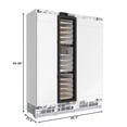 thumbnail image 2 of KoolMore Reserve Panel Ready 30 in. Column Refrigerator with 18 in. Wine Cooler and Freezer, 2 of 13