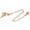 Rose Gold (02#), variant on Metal Pendulum Pendant For Necklace Dowsing Cone Pyramid Pendule Amulet Reiki