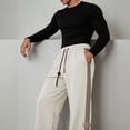 thumbnail image 5 of SOOMLON Mens Sweatpants Open Bottom Big and Tall Trousers Loose Elastic Waist Draped Pants Lightweight Athleisure Pants, 5 of 8