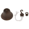 thumbnail image 3 of Outdoor Dinner Bells Vintage Iron Bracket Mounts Bell indoor and outdoor Wall Mounted s , as described+as described, D D, 3 of 8