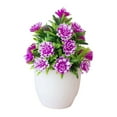 thumbnail image 2 of Grandest Birch 17 Flowers Simulation Bonsai Non-fading Realistic Plastic Balcony Miniature Fake Potted Plants for Office, 2 of 8