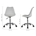 thumbnail image 4 of Silla de Oficina Secretarial Estilo Eames JM-55 Blanco Mundo In Home Office-Estudio, 4 of 8