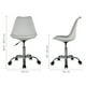thumbnail image 4 of Silla de Oficina Secretarial Estilo Eames JM-55 Blanco Mundo In Home Office-Estudio, 4 of 8
