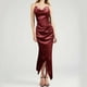 thumbnail image 1 of WILLBEST Vestidos De Lino Para Mujer Nuevo Estilo De Chica Belleza De Corte Bajo De Satén Con Abertura Y Tirantes Delgados Sin Espalda, 1 of 3
