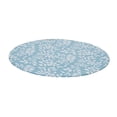 thumbnail image 1 of Housse de Table Imperméable en Toile de PVC Rou pour Tables de Patio d'Extérieur Ioor Feuille Bleue, 1 of 8