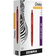 Zebra Pen, ZEB41030, Orbitz Retractable Gel Pens, 12 / Dozen
