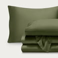 thumbnail image 6 of Bare Home TENCEL™ Sheet Set - Lyocell derived from Eucalyptus - Full, Cypress, 6 of 9