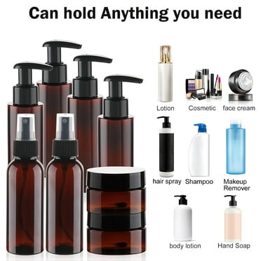 Travel Bottles for Toiletries, 8 Pack Leak Proof Travel Size Toiletry, BPA Free Silicone Travel Shampoo and Conditioner Bottles Tsa Approved, 3.4 oz Travel Size Bottles for Cosmetic, Lotion