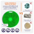 thumbnail image 2 of Scrubber Body Scrubber Scrubber, antimicrobiano, silicona, verde, 2 of 7