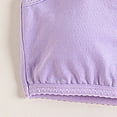 thumbnail image 7 of Staki Soft Teen Bras for Girls Lightly Padded Cotton Girl Training Bras Breathable Wireless Comfort Purple,11-12 Years, 7 of 7