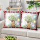 thumbnail image 1 of Teissuly Led Colorful Lights Pillow Pillow Cover Linen Glitter Cushion Covers Pillow Covers Christmas Pillow Covers RGB Colorful Lights Christmas Pillow Covers 2pcs Teissuly WER202312020488, 1 of 6