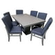 thumbnail image 1 of Set de Comedor SALVANTO Olimpo 6 Sillas 160x100 cm MDF Color Gris, 1 of 6