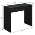 thumbnail image 7 of Drevy Northfield 1 Drawer 36 inch Desk, Black, 7 of 7