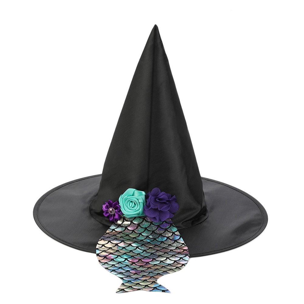 Chapeau Sorcière Satin Noir Enfant - Achetez à Déguisements Bacanal