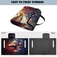 thumbnail image 5 of COEQINE Fold-and-Carry Golf Cart Seat Cover, Bag-Style Handle for Easy Carry, Universal Fit Quilted Padding, 4 Pockets, Fits for EZGO Yamaha Club Car, Starry Eagle American Flag, 5 of 8